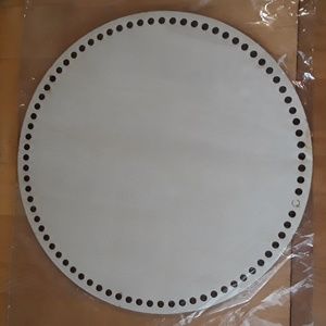 Round Wooden base for crochet basket, Wooden Bottom Basket.